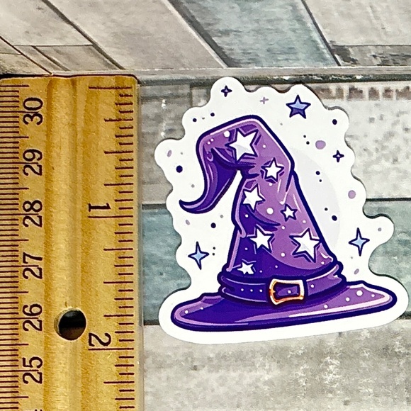 🌀10/$10🌀 Purple Gothic Reusable Waterproof Vinyl Sticker Decal - Picture 1 of 1